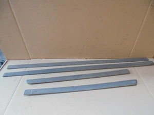 FORD FOCUS 2006 HATCH SET OF FRONT AND REAR EXTERIOR DOOR TRIMS, BLACK PLASTIC - Picture 1 of 4