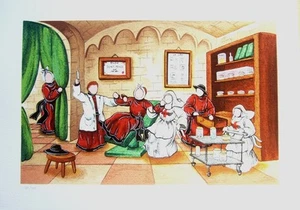 ULISSE - serigrafia firmata numerata e certificata  con timbro - in cornice - Imagen 1 de 6