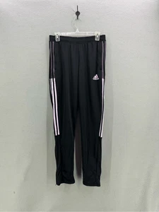 NWT Adidas Girl's Black Primegreen Regular Tapered Track Athletic Pants Size XL - Picture 1 of 10