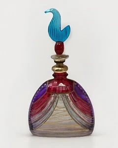 Jarra de cristal de Murano Marcella Art Deco hecha a mano latón tornillo cristal cisne adorno - Imagen 1 de 21
