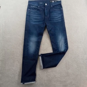 Armani Exchange Mens Jeans J16 Distressed Straight Indigo 34x32 - Picture 1 of 24