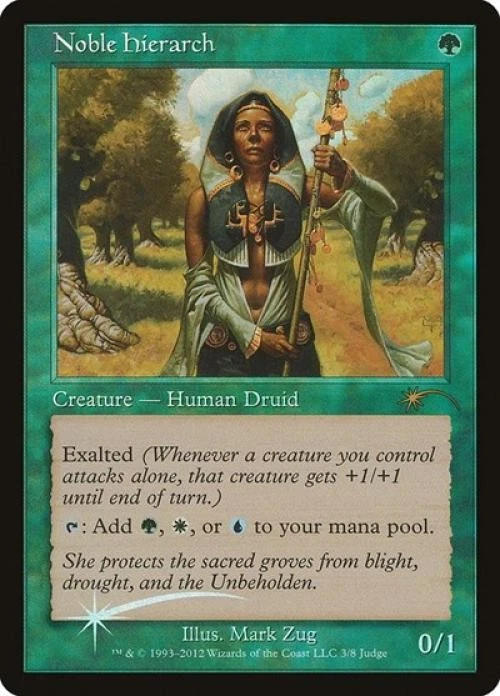 MTG English Noble Hierarch NM Foil Promos: Judge - Image 1 of 1