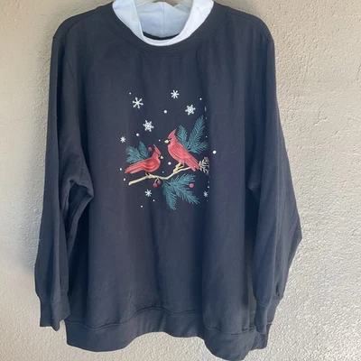 Женская праздничная толстовка Woman Within размер 2XL кардиналы  - Изображение 1 из 4