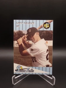 Tarjeta de emisión del equipo canario Sioux Falls 1993 Santy Gallone - Imagen 1 de 2