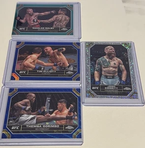 4 Limited Edition Numbered UFC Topps Chrome Karten - Bild 1 von 5