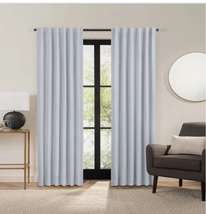 Fieldcrest Luxury Alden Linen Energy Saving 100% Blackout Rod Pocket Oen Panel - Picture 1 of 3