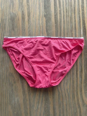NWOT Victoria's Secret Heather Pink Logo Smooth Everyday Perfect Bikini Panty M - Image 1 of 4