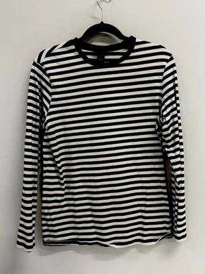 H&M Rayas Negro Blanco Manga Larga Hombre Pequeño Foto 1 de 2