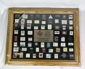 Central Coast Winery Set Of 66 Pins Framed -31 Of 100 Limited Edition Circa 1997 - Picture 1 of 9