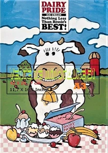 Pub la crème glacée Dairy Pride - Angleterre - la meilleure -Poster A3 Plastifié - Foto 1 di 24