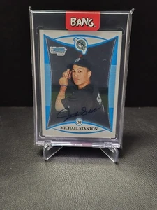 Michael Giancarlo Stanton 2008 Bowman Chrome Auto C #BDPP115 Florida Marlins - Picture 1 of 2