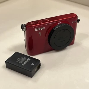 Nikon 1 S1 10.1 MP HD Digital Camera (Red) Body Only - Picture 1 of 8