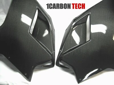 SE ADAPTA A DUCATI 848 1098 1198 EVO FIBRA DE CARBONO PANELES LATERALES CARENADOS L-R Foto 1 de 4
