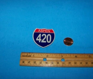 Aspen Hwy 420 Magnet Vintage Kühlschrankmagnet - Bild 1 von 2