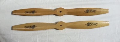 2 Zinger Propellers  20” X 10, Wood Props,  JZ J Z, RC R/C Plane.  NEW! - Image 1 of 4