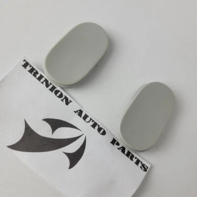 Volkswagen Beetle 1998-2005 correa de agarre de techo trasero tapa de rosca gris juego de pares de fabricantes de equipos originales Foto 1 de 3