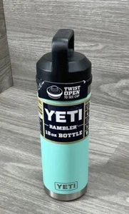 YETI Rambler Seafoam Water Bottle 18 oz with Chug Cap Brand New Yeti Limited Ed - Picture 1 of 4