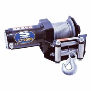 Cuerda de acero Superwinch 2000 LBS 12 VDC 5/32 pulgadas x 49 ft cabrestante LT2000 - Imagen 1 de 10