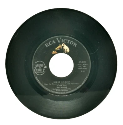 Lena Horne - Where is Love/Come on Strong - RCA Victor Record 45 RPM - VG - Image 1 of 2