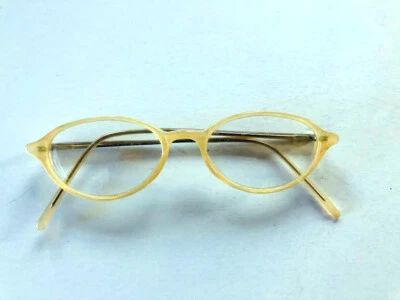 Anteojos recetados de colección marfil translúcido montura pequeña años 90 - ¡bonitos! Foto 1 de 3