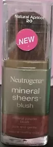Neutrogena Mineral Sheers Blush - 20 Natural Apricot Rare Discontinued HTF - Picture 1 of 15