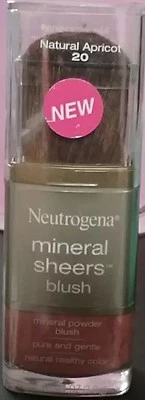 Neutrogena Mineral Sheers Blush - 20 Natural Apricot Rare Discontinued HTF - Image 1 of 4