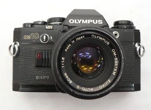 Olympus OM10 35mm Camera & Zuiko Auto-S 50mm F1.8 Lens *FILM TESTED* - Picture 1 of 10