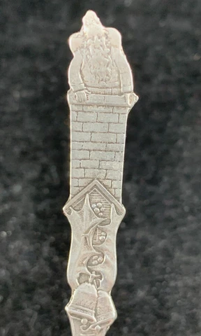 Sterling Silver 4⅛" Gorham - Twas the Night Before Christmas - Santa Spoon Cover