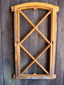 Eisenfenster klappbar, stehendes Fenster-wie antik, Gusseisen-Stallfenster Raute - Bild 1 von 12
