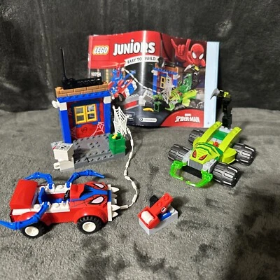 Lego Juniors Set #10754 Spider-Man vs Scorpion Street Pieces INCOMPLETE - Image 1 of 4