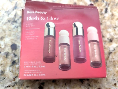 Rare Beauty Blush & Glow 4 Piece Mini Set Limited Edition New - Image 1 of 4