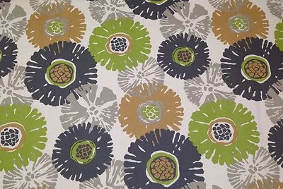 MAGNOLIA HOME STARBURST PIZARRA ABSTRACTA FLORAL MUEBLES TELA POR YARDA 54"W Foto 1 de 4