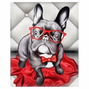 5D Diamond Painting Embroidery Full Drill Square Dog - Picture 1 of 8