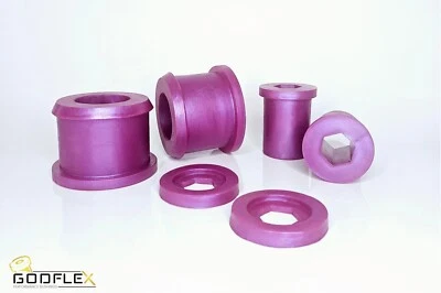 Mini Cooper S R56 07-13 Front Arm Lower Rear Wishbone Bushes Kit in Polyurethane - Image 1 of 3