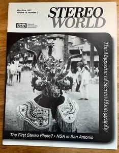 Stereo World Magazine May/Jun 1991 Vol 18 No 2 Stereoview First Stereo Photo - Picture 1 of 6
