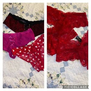 Lot Of 6 Fredericks Of Hollywood Lace Panties Panty Sz 1X