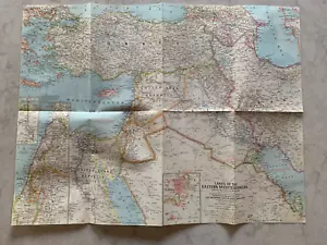 map - Lands of the Eastern Mediterranean, by National Geographic, 1959 - Picture 1 of 1