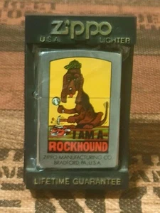 Accendino Zippo ROCKHOUND C XIV 1998 collezione vintage mai usato USA - Foto 1 di 9