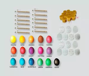 Pysanka Easter Egg Art Kit per Master Class, Gruppo di 12 - Foto 1 di 4