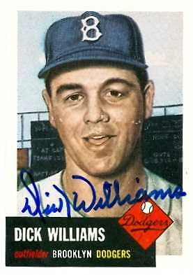 Dick Williams autographed Baseball Card (Dodgers) 1991 1953 Topps Archives #125 - Image 1 of 1
