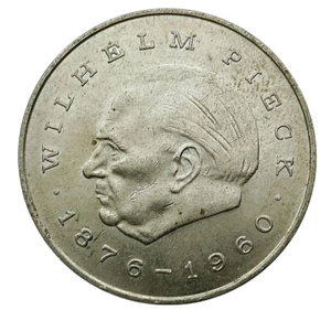 GERMANIA DDR REPUBBLICA DEMOCRATICA. 20 MARCHI 1972 A KM# 42 WILHELM PIECK COMMEMORATIVO - Foto 1 di 10