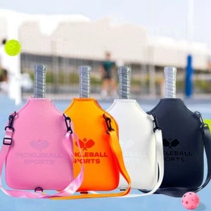 Waterproof Pickleball Racket Crossbody Bag PickleBall Paddle Case - Picture 1 of 16
