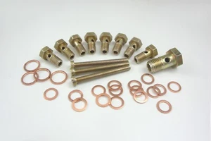 Juego de tornillos huecos amarillo vz. para 0438100125 0438100135 0438100052 divisor de motor - Imagen 1 de 2
