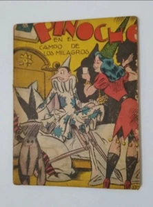 ANTIQUE PINOCCHIO #10 SPANISH BOOK LA ABEJA COLLODI ARGENTINA 1945 - Picture 1 of 3