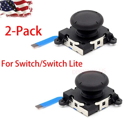X2 OEM 3D Joy-Con Analog Stick Joystick For Nintendo Switch NS Lite Replacement - Image 1 of 4