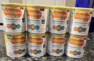 Estuche de 8 Fórmula Infantil Nutramigen con Probiótico LGG. Latas de 12,6 oz Foto 1 de 4