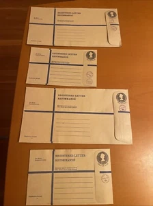 GB - Registered Envelope - Elizabeth  size K, H . Updated , Isle of Man , VF/XF - Picture 1 of 12