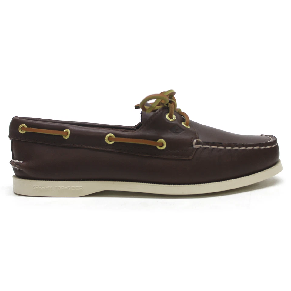 Sperry Womens Shoes Authentic Original 2-Eye Casual Lace-Up Boat Leather
