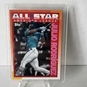 2025 Topps Series 2 Julio Rodriguez 1990 AL All Stars Pink Seattle Mariners - Bild 1 von 2