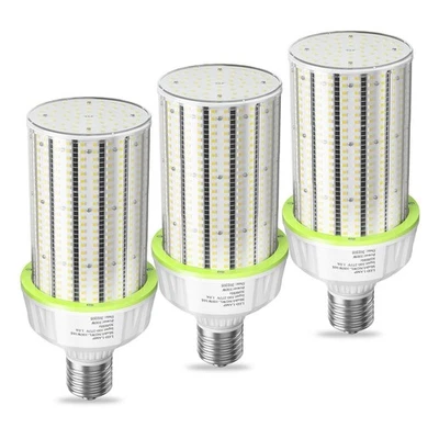3Pack 100W LED Corn Light Bulb, 450W HPS Replacement E39 Mogul Base 15000 Lumens - Image 1 of 4